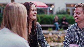 Apprentices at Rosenberger in their Lunch-Break