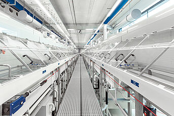 Strip electroplating plant at Rosenberger Strip electroplating plant at Rosenberger